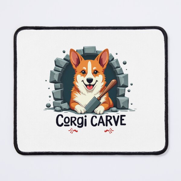 Item preview, Creative Sculptor Corgi – Corgi Carve Artistic  designed and sold by zoughlal.