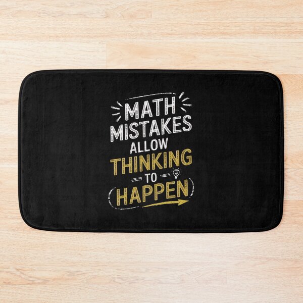 Item preview,  Mistakes in Math Help Thinking – Motivational Design designed and sold by TeeGrit.