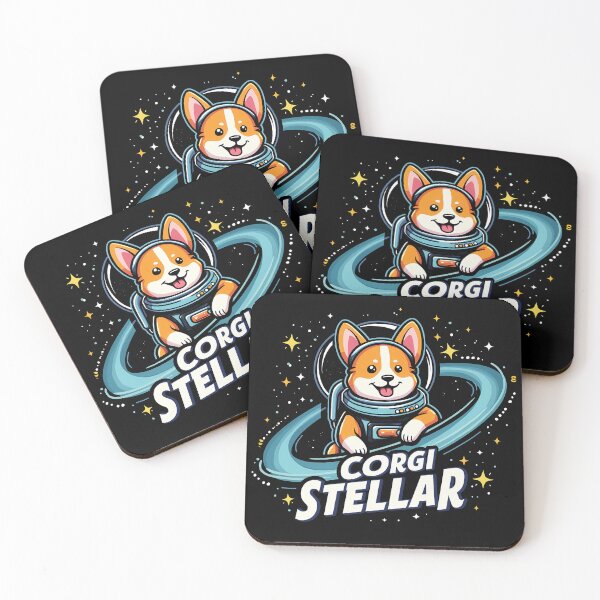 Item preview, Futuristic Astronaut Corgi – Corgi Stellar Intergalactic designed and sold by zoughlal.