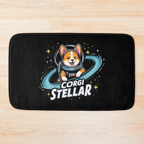 Item preview, Futuristic Astronaut Corgi – Corgi Stellar Intergalactic designed and sold by zoughlal.
