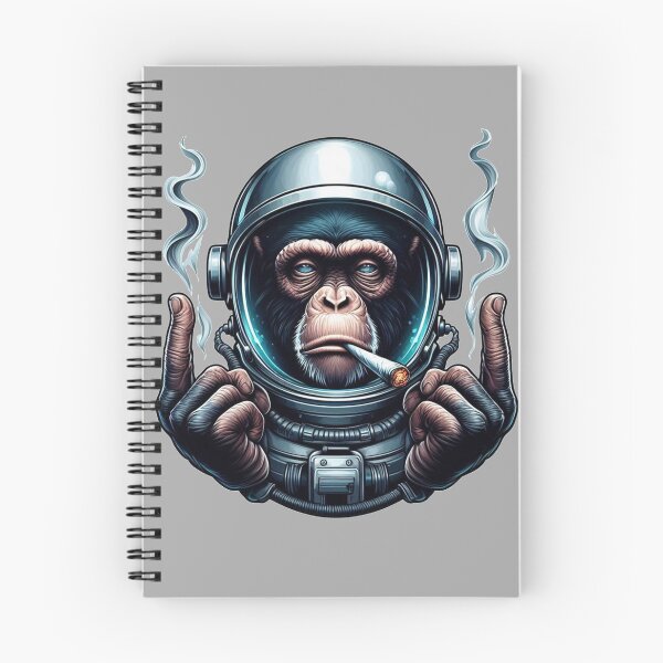 Item preview, George the space chimp designed and sold by KingCuppaDigitalArt.