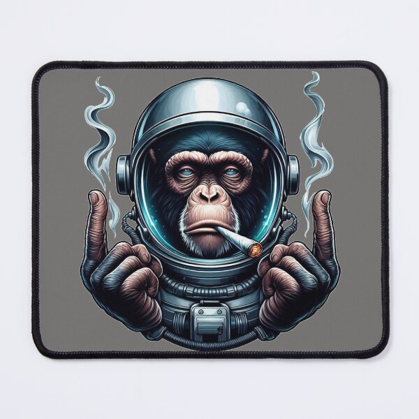 Item preview, George the space chimp designed and sold by KingCuppaDigitalArt.