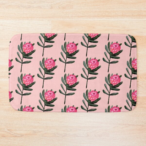 Item preview, Protea watercolor floral designed and sold by MagentaRose.