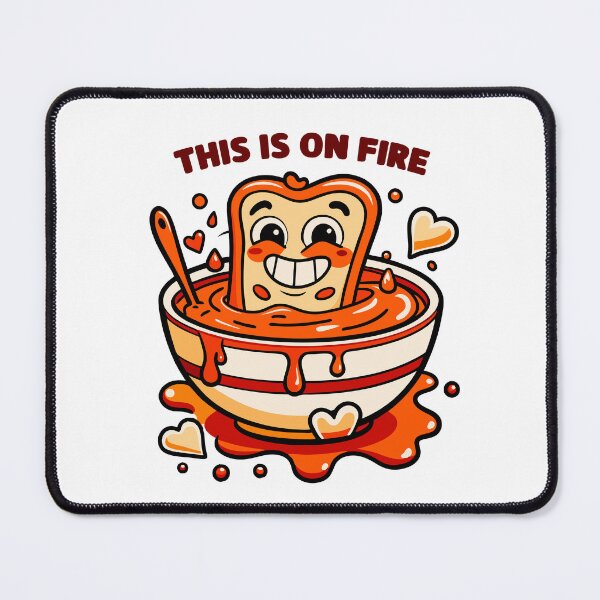 Item preview, Melting Bread Soup Love Pun designed and sold by Timegraf.
