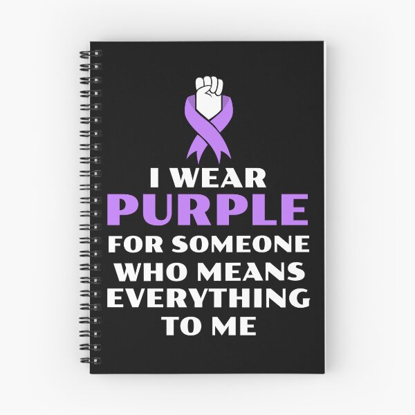 Item preview, I wear purple for someone who means everything to me designed and sold by 87-Aesthetics.