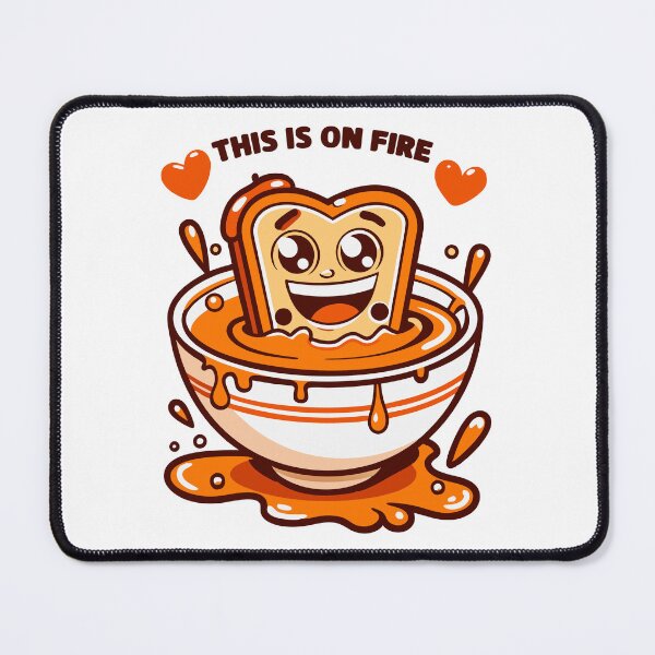 Item preview, Melting Bread Soup Love Pun designed and sold by Timegraf.