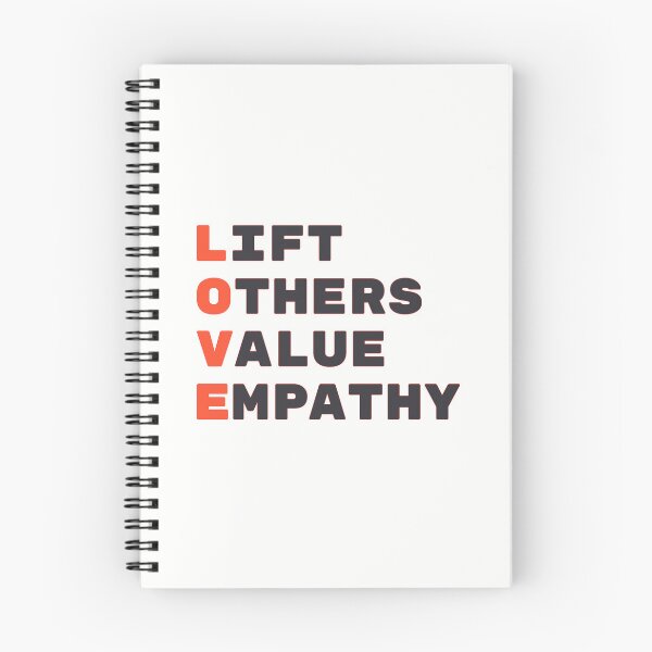 Item preview, LOVE Abbreviation - Lift Others Value Empathy - Motivational Quote designed and sold by TheSassyNoble.
