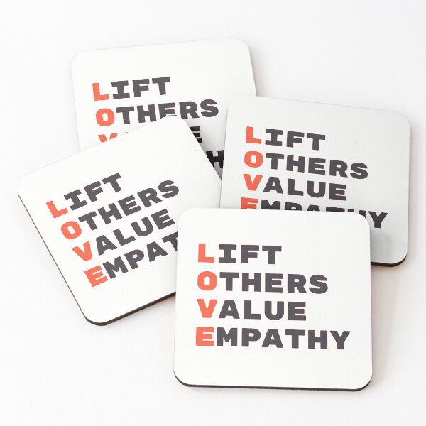 Item preview, LOVE Abbreviation - Lift Others Value Empathy - Motivational Quote designed and sold by TheSassyNoble.