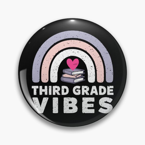 Item preview, Third Grade Vibes Rainbow Books Teacher designed and sold by Quirky Shirts.