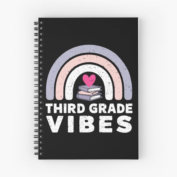 Item preview, Third Grade Vibes Rainbow Books Teacher designed and sold by Quirky Shirts.