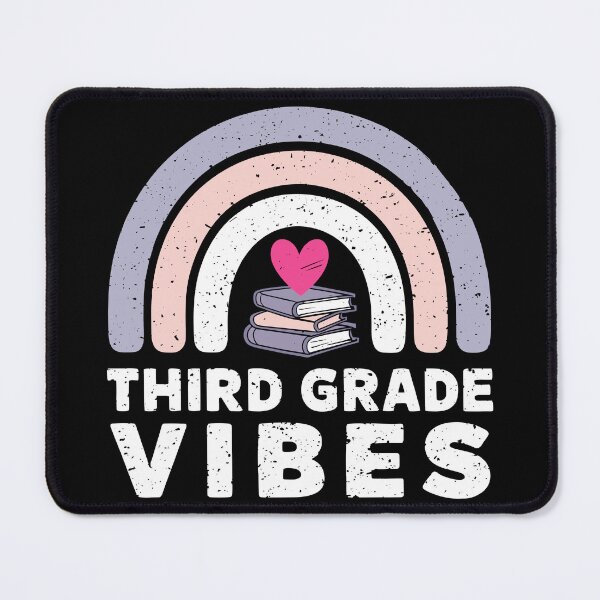 Item preview, Third Grade Vibes Rainbow Books Teacher designed and sold by Quirky Shirts.