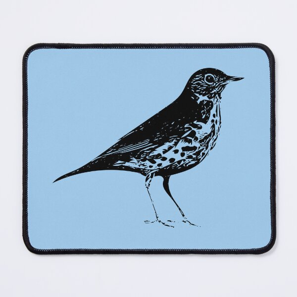 Item preview, Wood Thrush Black Design  designed and sold by designsasstultd.