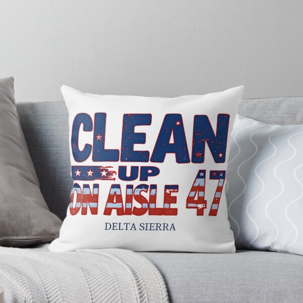 Item preview, Clean Up on Aisle 47:  Delta Sierra Patriotic Political Satire Art designed and sold by elynne9.