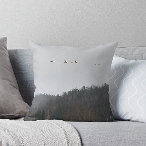 Item preview, Swanflyscape Whooper swan designed and sold by Jouko Lehto Photography.