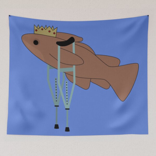 Item preview, Cod on Crutches designed and sold by GooglyEyes-.