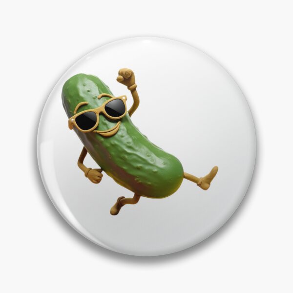 Item preview, Cool Pickle – Dancing Pickle with Sunglasses designed and sold by StormArte.