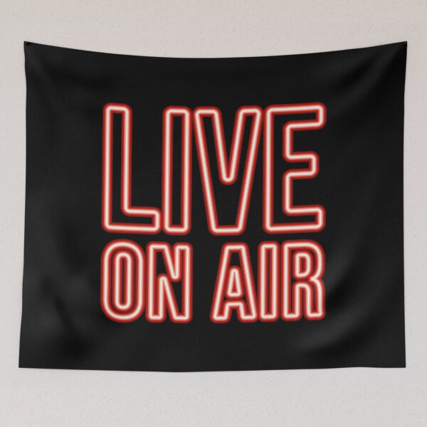 Item preview, LIVE ON AIR (Red Neon) designed and sold by STUDIO-72.