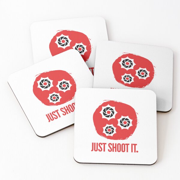 Item preview, “JUST SHOOT IT.” designed and sold by Foto Merch.