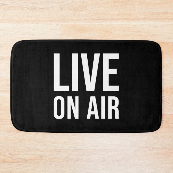 Item preview, LIVE ON AIR (White) designed and sold by STUDIO-72.