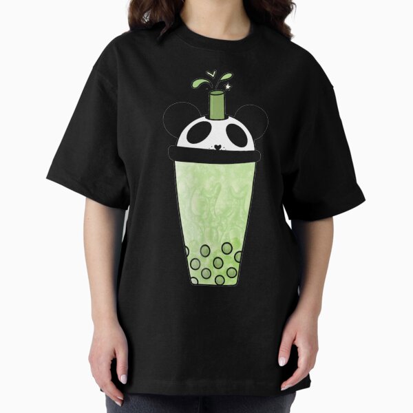 Item preview, Matcha Cream Panda with Matcha Boba designed and sold by Myla James' Art Shop !u!.