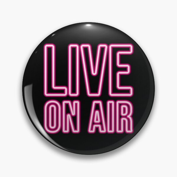 Item preview, LIVE ON AIR (Pink Neon) designed and sold by STUDIO-72.
