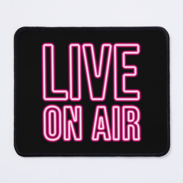 Item preview, LIVE ON AIR (Pink Neon) designed and sold by STUDIO-72.