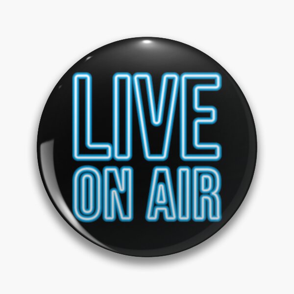 Item preview, LIVE ON AIR (Blue Neon) designed and sold by STUDIO-72.
