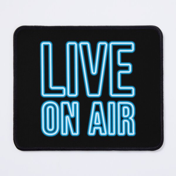 Item preview, LIVE ON AIR (Blue Neon) designed and sold by STUDIO-72.