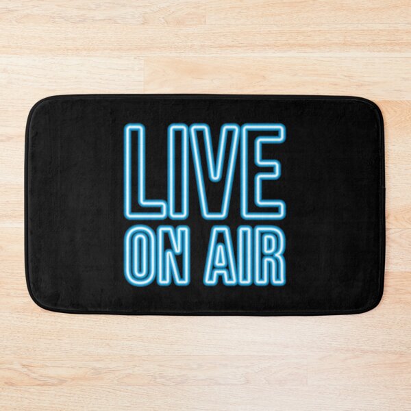Item preview, LIVE ON AIR (Blue Neon) designed and sold by STUDIO-72.