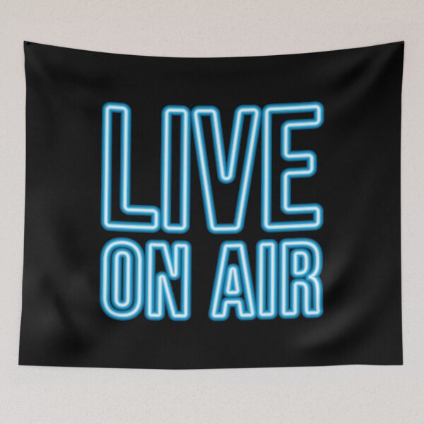 Item preview, LIVE ON AIR (Blue Neon) designed and sold by STUDIO-72.