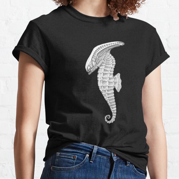 Item preview, Alien Seahorse in pen and ink designed and sold by BHG Art & Designs.