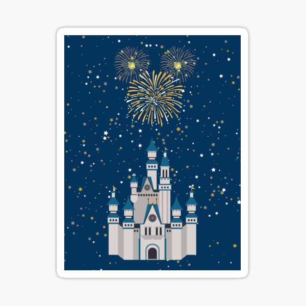 Aperçu de l'œuvre FEUX D'ARTIFICE AU MAGIC KINGDOM créée et vendue par CastleDreamers.