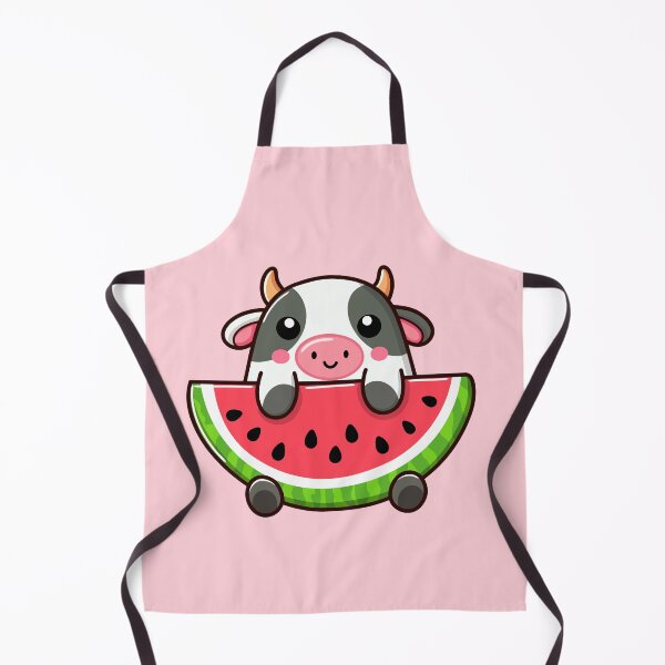 Item preview, Cow with watermelon designed and sold by Delidream.