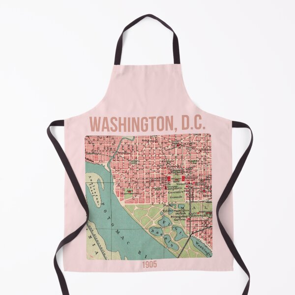 Item preview, Washington, D.C. around 1905: Vintage city map for local patriots and travelers designed and sold by RetroTraveller.