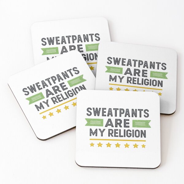 Item preview, Sweatpants Are My Religion - Bold Statement T-Shirt for Comfort Enthusiasts designed and sold by AnnDesignStudio.