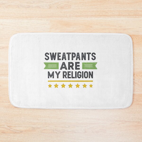 Item preview, Sweatpants Are My Religion - Bold Statement T-Shirt for Comfort Enthusiasts designed and sold by AnnDesignStudio.