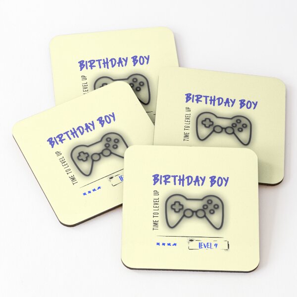 Item preview, Level 9 Unlocked – Gamer Birthday Boy designed and sold by Grin22.