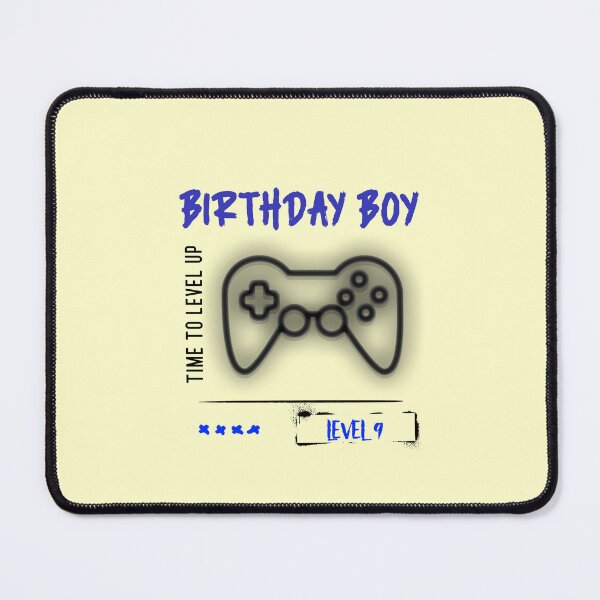 Item preview, Level 9 Unlocked – Gamer Birthday Boy designed and sold by Grin22.