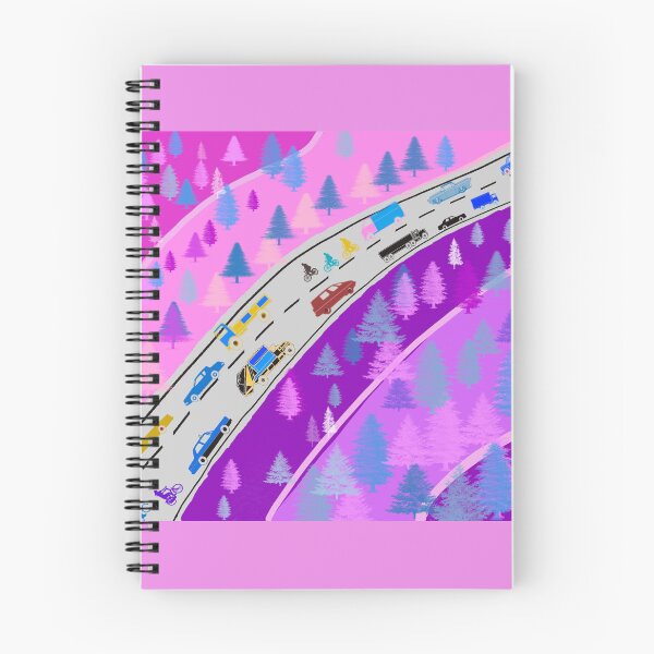 Item preview, Illusion of a landscape with pink traffic designed and sold by manoloshoping.