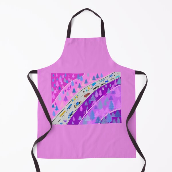 Item preview, Illusion of a landscape with pink traffic designed and sold by manoloshoping.