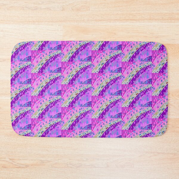 Item preview, Illusion of a landscape with pink traffic designed and sold by manoloshoping.