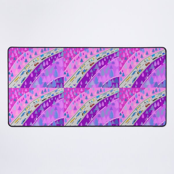 Item preview, Illusion of a landscape with pink traffic designed and sold by manoloshoping.