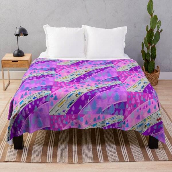 Item preview, Illusion of a landscape with pink traffic designed and sold by manoloshoping.