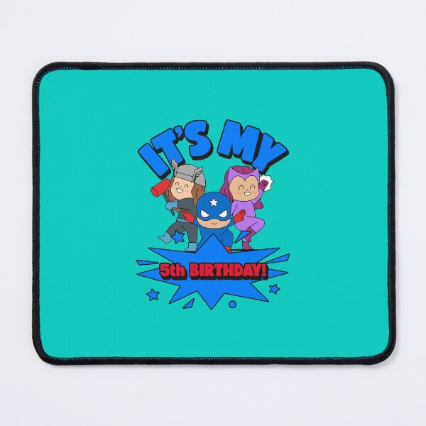 Item preview, Superhero Squad – 5th Birthday Celebration designed and sold by Grin22.