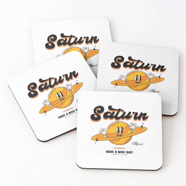 Item preview, Saturn: Design with a Smiling Planet and a Positive Message designed and sold by Polarisofficial.