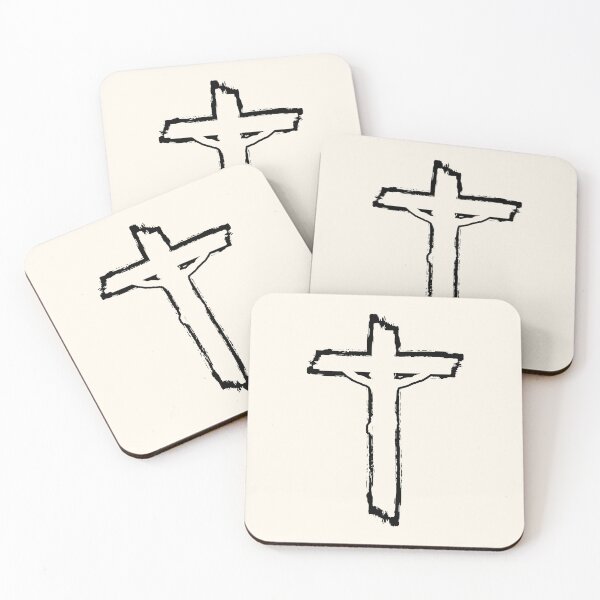 Item preview, Minimalist simple Outline of Jesus on the Cross – Faith & Sacrifice Good Friday | Black designed and sold by ZechJohnRB.
