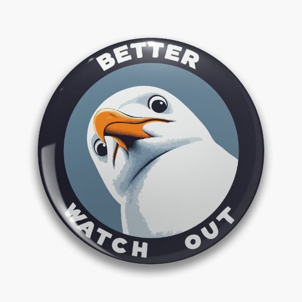 Item preview, Seagull Better Watch Out designed and sold by Gkinoki.