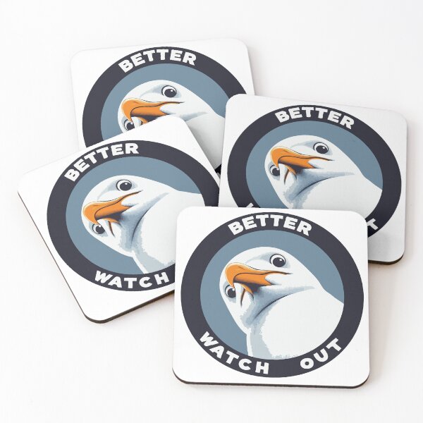 Item preview, Seagull Better Watch Out designed and sold by Gkinoki.