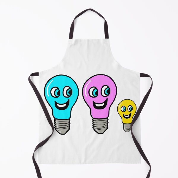 Item preview, Productive Ideas Lightbulb Family (Retro Colors) designed and sold by GetContented.