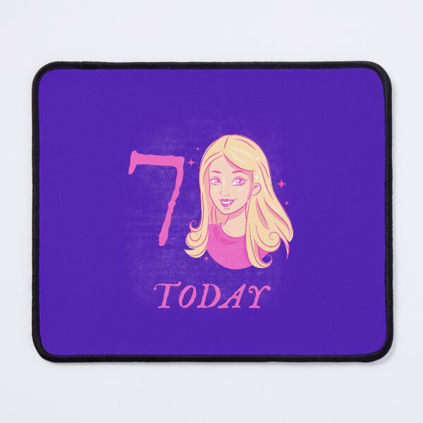 Item preview, Pink Glitter Princess – 7th Birthday Celebration designed and sold by Grin22.